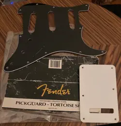 ORIGINAL FENDER STRATOCASTER PICKGUARD AND TREMOLO COVER
