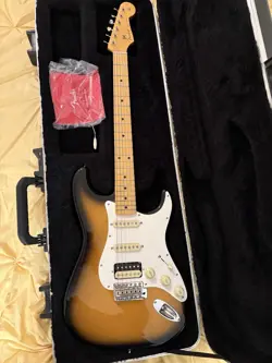 FENDER JV MODIFIED '50S STRATOCASTER HSS ELECTRIC GUITAR 2-COLOR SUNBURSTGRADE A