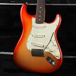 FENDER AMERICAN DELUXE STRATOCASTER SUNSET METALLIC 2012 ELECTRIC GUITAR