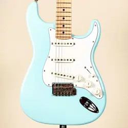 USED FENDER JUNIOR COLLECTION STRATOCASTER SATIN DAPHNE BLUE 2023 FREE SHIPPING