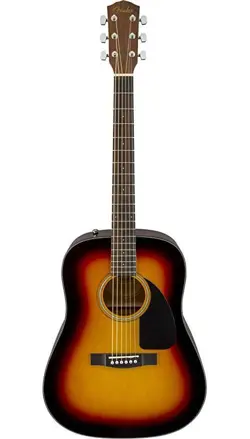 FENDER CD-60 DREADNOUGHT V3 W/ CASE SUNBURST