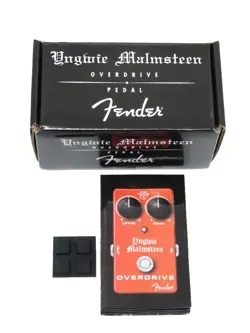 FENDER YNGWIE MALMSTEEN OVERDRIVE COMPACT EFFECTOR 1 WEEK WARRANTY USED