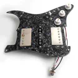 HSH PREWIRED LOADED PICKGUARD WITH AINICO 5 HUMBUCKER PICKUPS FOR FENDER GUITAR