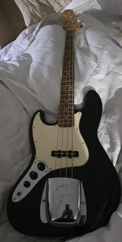 CUSTOM LEFT HANDED FENDER JAZZ BASS