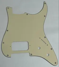 FOR FIT 3-PLY FENDER STRATOCASTER START SINGLE HUMBUCKER GUITAR PICKGUARD,YELLOW