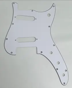 FIT FOR 3-PLY FENDER DUO-SONIC OFFSET SS STYLE GUITAR PICKGUARD,WHITE