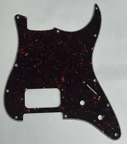 FOR FIT 4-PLY FENDER STRATOCASTER START SINGLE HUMBUCKER GUITAR PICKGUARD,BROWN
