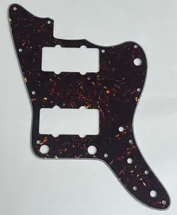 FOR FIT FENDER JAPAN JAZZMASTER NO UPPER CONTROL GUITAR PICKGUARD,BROWN TORTOISE