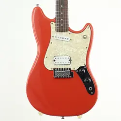 SQUIER BY FENDER FSR CYCLONE FIESTA RED USED 2011 ALDER BODY W/SOFT CASE