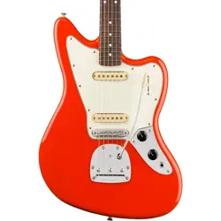 FENDER PLAYER II JAGUAR ELECTRIC GUITAR, ROSEWOOD FINGERBOARD, CORAL RED