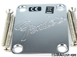 FENDER AMERICAN PERFORMER STRATOCASTER STRAT, NECK PLATE AMERICAN CHROME, USA