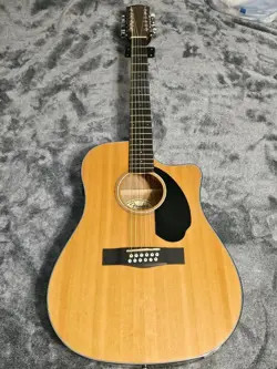 FENDER 12 STRING ACOUSTIC/ELECTRIC GUITAR CD-60SCE