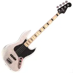 FENDER LIMITED EDITION MIKEY WAY JAZZ BASS SILVER SPARKLE ELECTRIC BASS