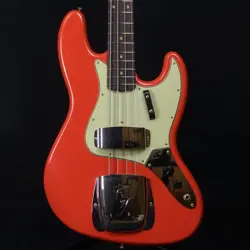 FENDER  1963 JAZZ BASS JOURNEYMAN RELIC AGED FIESTA RED