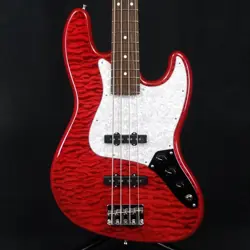 FENDER 2024 COLLECTION MADE IN JAPAN HYBRID II JAZZ BASS QUILT RED BERYL