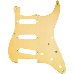 FENDER 8-HOLE '50S VINTAGE-STYLE STRATOCASTER S/S/S PICKGUARD GOLD