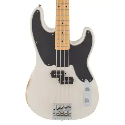 OPEN BOX FENDER MIKE DIRNT ROAD WORN PRECISION BASS - WHITE BLONDE W/ MAPLE FB