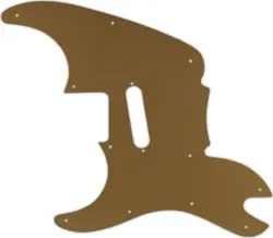 WD CUSTOM PICKGUARD FOR LEFT HAND SQUIER BY FENDER 2004-2006 '51 #59 GOLD/CLE...