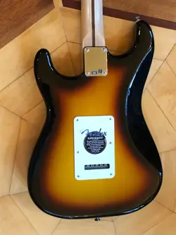 NEW NOS FENDER STRATOCASTER MAPLE NECK BURST MEXICO