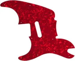 WD CUSTOM PICKGUARD FOR LEFT HAND SQUIER BY FENDER 2013-PRESENT '51 #28R RED ...