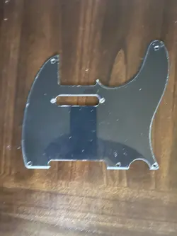 NEW - GENUINE FENDER '52 TELE 5-HOLE PICKGUARD - BLACK, OPEN BOX