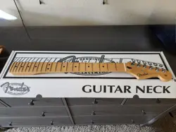GENUINE FENDER STRAT NECK, MAPLE FINGERBOARD