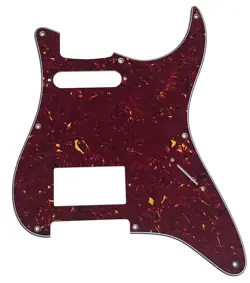 NEW RED TORTOISE GUITAR FOR FENDER STRATOCASTER 8 SCREWS HS HUMBUCKER STYLE