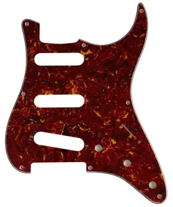 FOR FIT US FENDER 57' 8 SCREWS STRATOCASTER STYLE GUITAR PICKGUARD RED TORTOISE