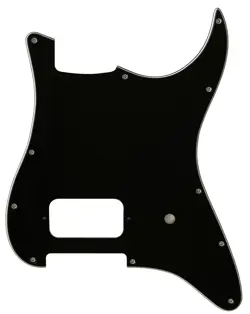 FOR FENDER STRATOCASTER START SINGLE HUMBUCKER GUITAR PICKGUARD 3 PLY BLACK