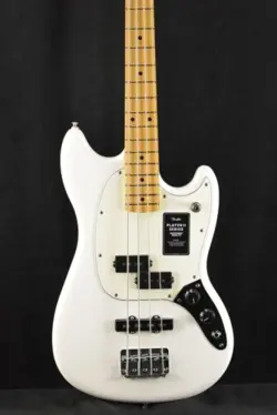 FENDER PLAYER II MUSTANG BASS PJ POLAR WHITE MAPLE FINGERBOARD
