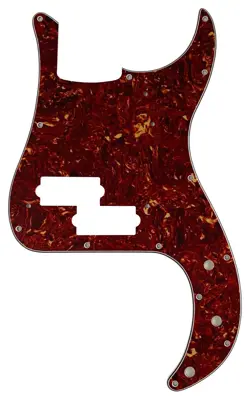 FOR FIT FENDER '62 PRECISION P BASS STYLE GUITAR PICKGUARD RED TORTOISE