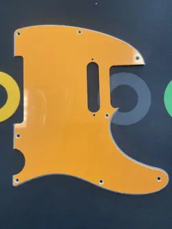 ORANGE PICKGUARD CUSTOM