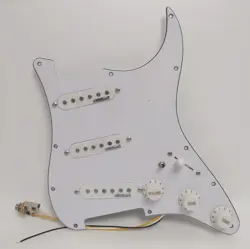 GUITAR PREWIRED LOADED PICKGUARD FOR FENDER STRATOCASTER SINGLE COIL PICKUPS SET