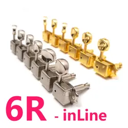 6 INLINE VINTAGE GUITAR TUNING PEGS FOR FENDER 6R GUITAR TUNERS MACHINE HEADS