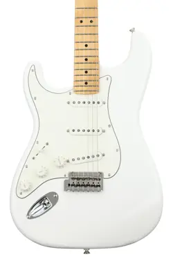 FENDER PLAYER STRATOCASTER LEFT-HANDED - POLAR WHITE WITH MAPLE FINGERBOARD