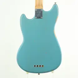 USED  FENDER MEXICO   JUSTIN MELDAL JOHNSEN ROAD WORN MUSTANG BASS FADED DAPH