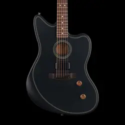 JAZZMASTER BLACK ACOUSTIC