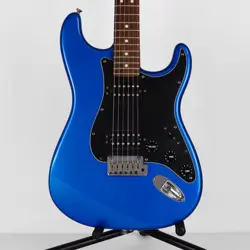 2003 FENDER AMERICAN STANDARD HH STRATOCASTER CHROME BLUE WITH HARDSHELL CASE