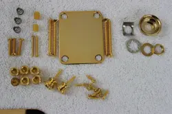 FENDER/GOTOH TELECASTER GOLD BODY HARDWARE SET MODERN GTC202 6-SADDLE BRIDGE