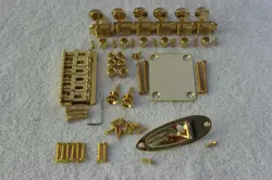 ALLPARTS HARDTAIL GOLD STRATOCASTER HARDWARE SET W/ TUNERS FENDER SB-0100-002
