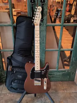 FENDER LIMITED EDITION AMERICAN PERFORMER TIMBER TELECASTER MOCHA SASSAFRAS WBAG