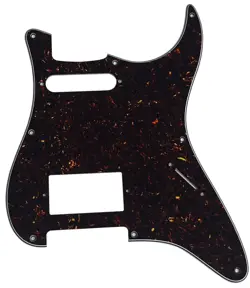FOR FIT FENDER STRATOCASTER 8 SCREW HS HUMBUCKER GUITAR PICKGUARD BROWN TORTOISE
