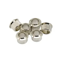 NEW FENDER VINTAGE-STYLE GUITAR TUNING MACHINE BUSHINGS - NICKEL