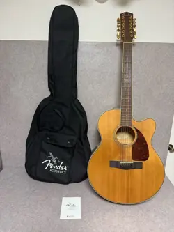 ELECTRIC ACOUSTIC GUITAR FENDER CJ290SCE/12 NATURAL 12 STRING & SOFT CASE