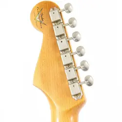 FENDER CUSTOM SHOP USED 2017 LIMITED BLACK ROASTED DUAL MAG STRATOCASTER RELIC S