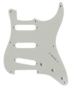 FOR FIT US FENDER 57' 8 SCREWS STRATOCASTER STYLE GUITAR PICKGUARD 1 PLY WHITE