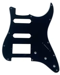 FOR FENDER 11 SCREW STRATOCASTER START STANDARD HSS STYLE GUITAR PICKGUARD BLACK