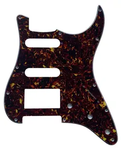 FOR FENDER 11 SCREW STRATOCASTER START STANDARD HSS STYLE GUITAR PICKGUARD BROWN