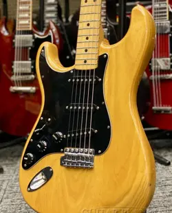 FENDER 1977 STRATOCASTER USED LEFT-HANDED ASH BODY NATURAL W/HARD CASE