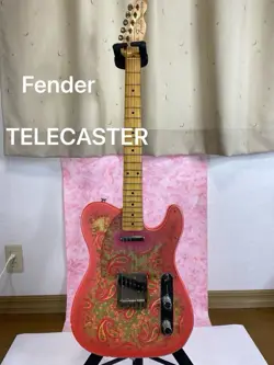 ELECTRIC GUITAR FENDER TELECASTER PINK PAISLEY MADE IN JAPAN WITH SOFT CASE